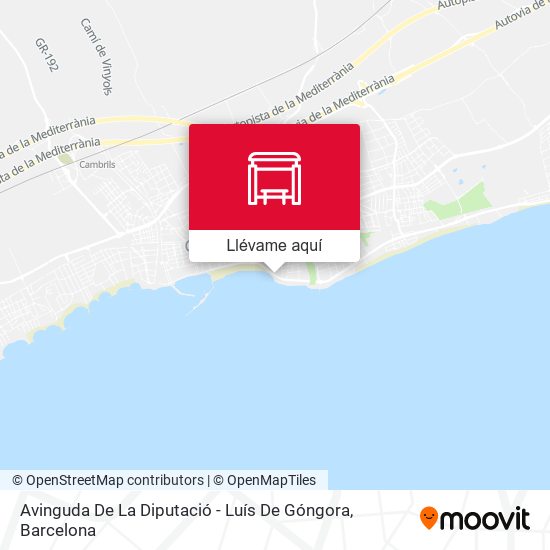 Mapa Avinguda De La Diputació - Luís De Góngora