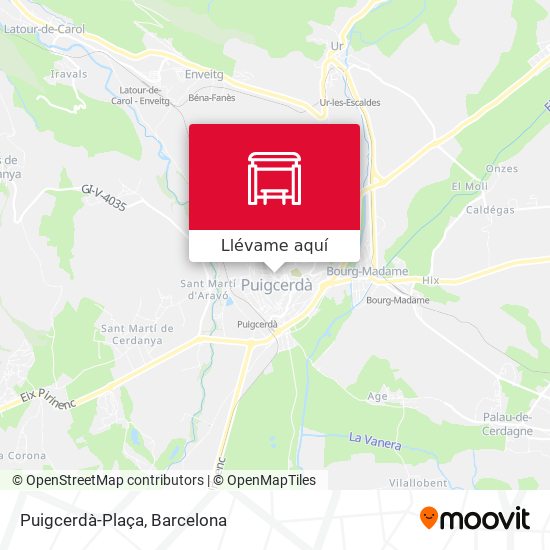 Mapa Puigcerdà-Plaça