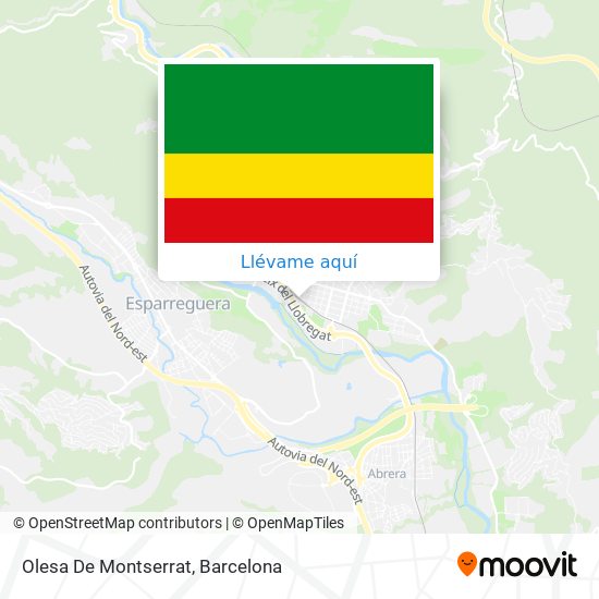 Mapa Olesa De Montserrat