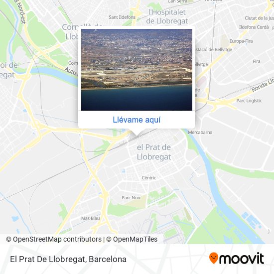 Mapa El Prat De Llobregat