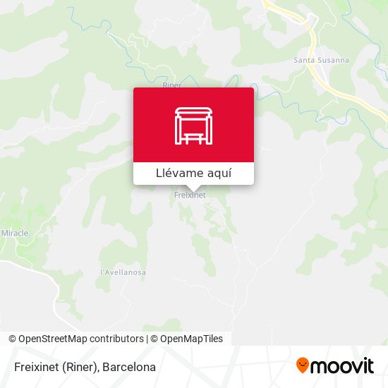 Mapa Freixinet (Riner)