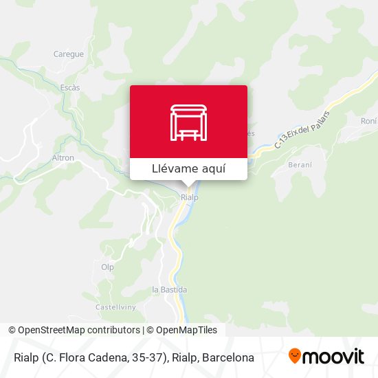 Mapa Rialp (C. Flora Cadena, 35-37), Rialp