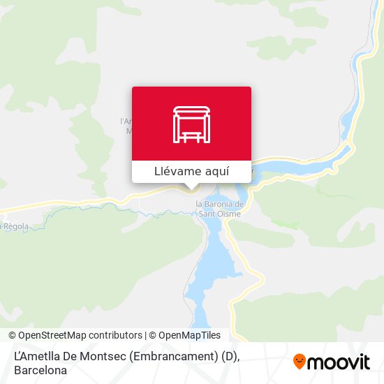 Mapa L’Ametlla De Montsec (Embrancament) (D)
