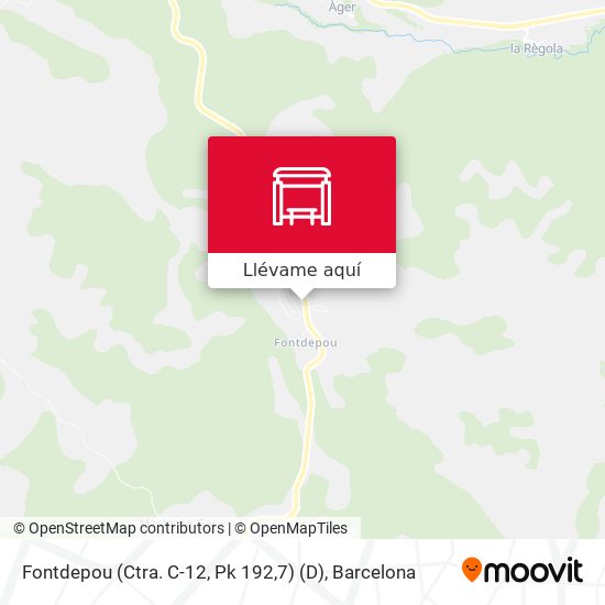 Mapa Fontdepou (Ctra. C-12, Pk 192,7) (D)