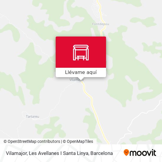 Mapa Vilamajor, Les Avellanes I Santa Linya