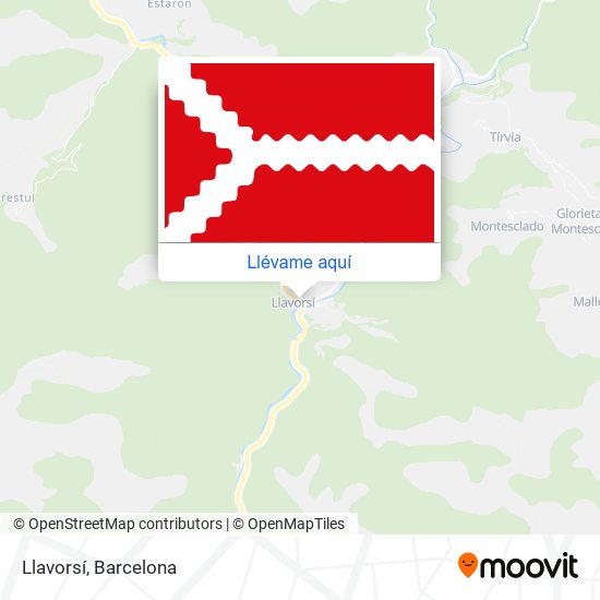 Mapa Llavorsí