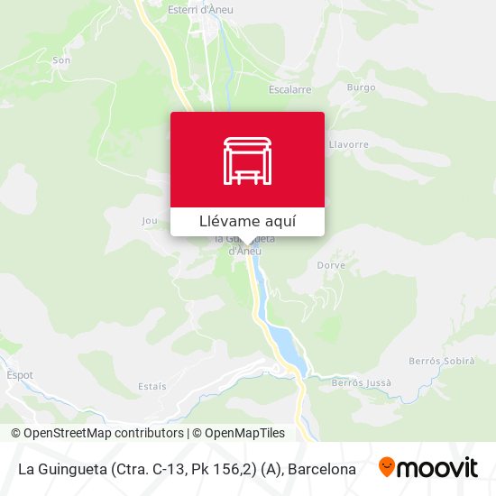 Mapa La Guingueta (Ctra. C-13, Pk 156,2) (A)
