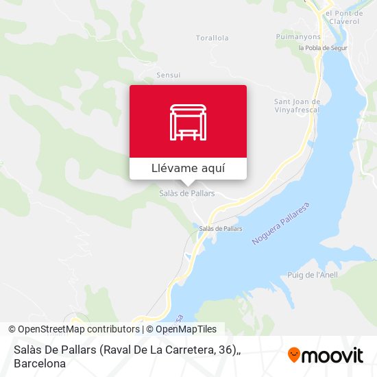 Mapa Salàs De Pallars (Raval De La Carretera, 36),