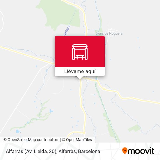 Mapa Alfarràs (Av. Lleida, 20), Alfarràs