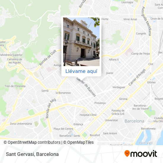 Cómo llegar a Sant en Barcelona en Autobús, Metro o Tren?