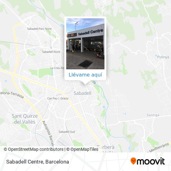 Mapa Sabadell Centre