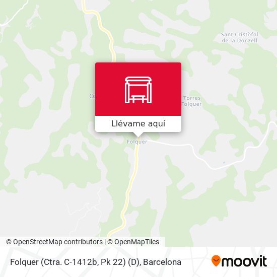 Mapa Folquer (Ctra. C-1412b, Pk 22) (D)