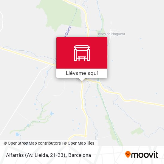Mapa Alfarràs (Av. Lleida, 21-23),