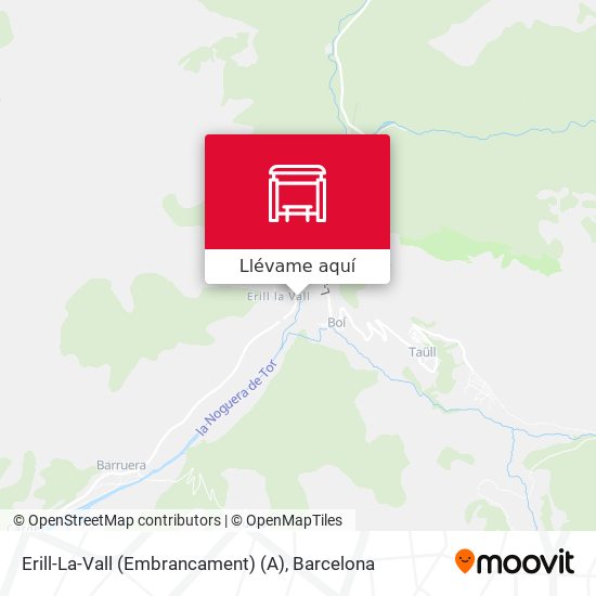 Mapa Erill-La-Vall (Embrancament) (A)
