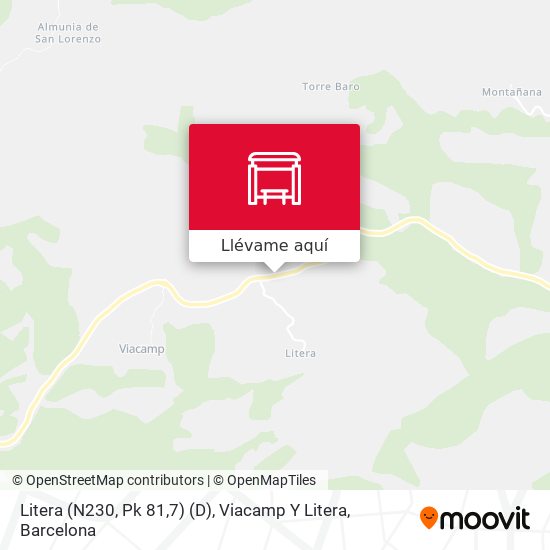 Mapa Litera (N230, Pk 81,7) (D), Viacamp Y Litera