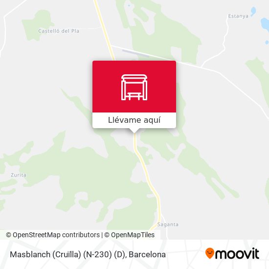 Mapa Masblanch (Cruïlla) (N-230) (D)
