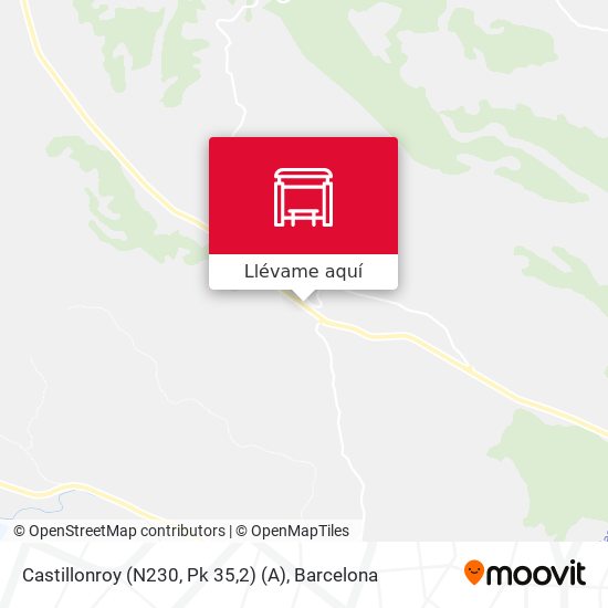 Mapa Castillonroy (N230, Pk 35,2) (A)