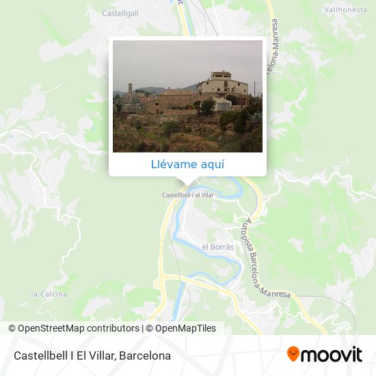 Mapa Castellbell I El Villar