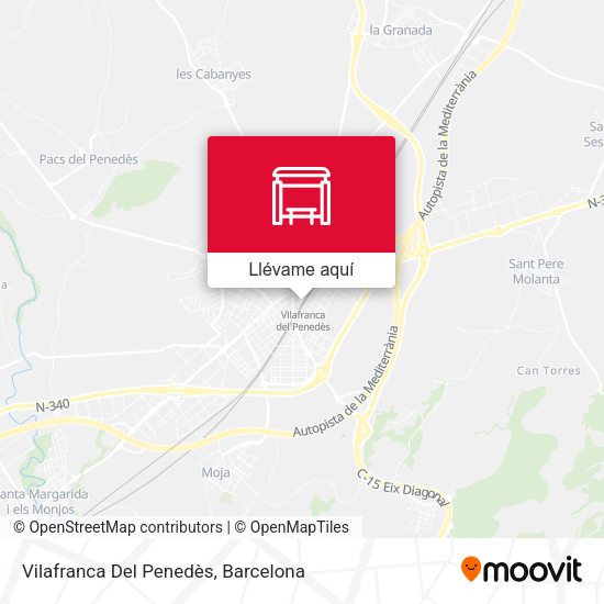 Mapa Vilafranca Del Penedès