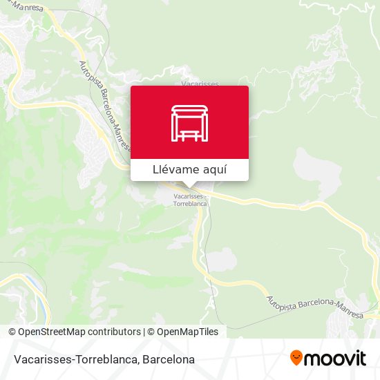 Mapa Vacarisses-Torreblanca