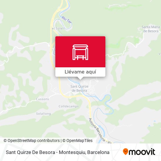 Mapa Sant Quirze De Besora - Montesquiu