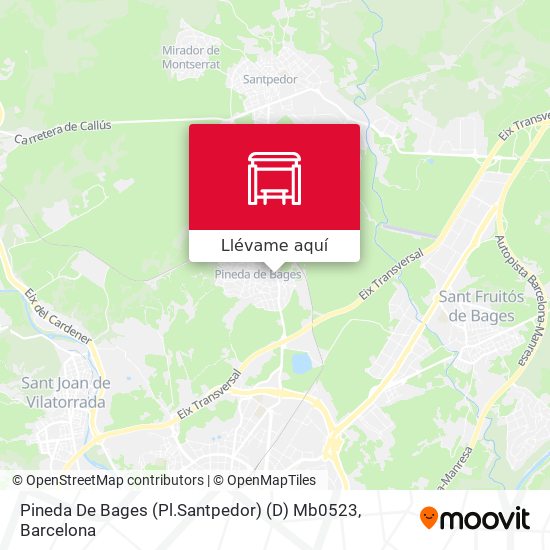 Mapa Pineda De Bages (Pl.Santpedor) (D) Mb0523