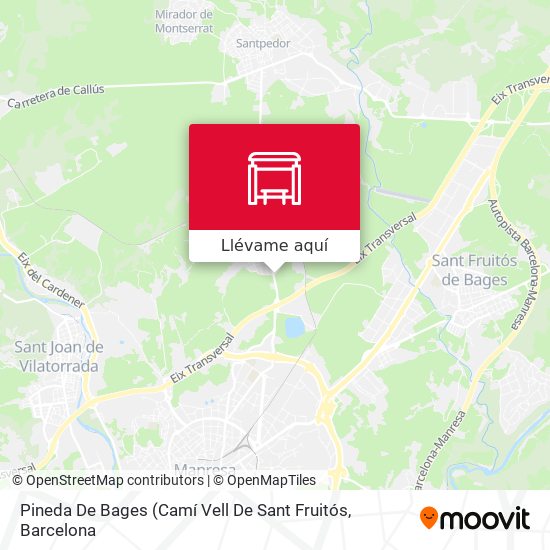 Mapa Pineda De Bages