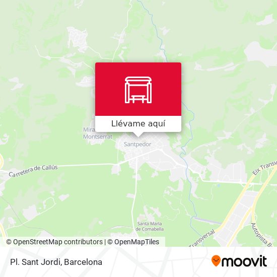 Mapa Pl. Sant Jordi