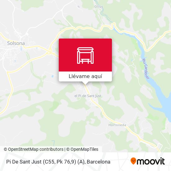 Mapa Pi De Sant Just (C55, Pk 76,9) (A)