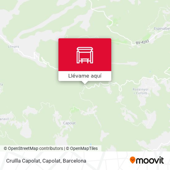 Mapa Cruïlla Capolat, Capolat