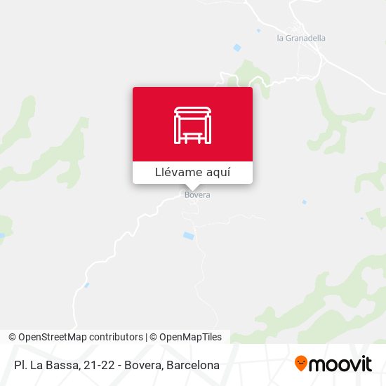 Mapa Pl. La Bassa, 21-22 - Bovera