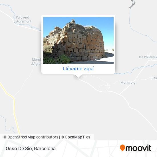 Mapa Ossó De Sió