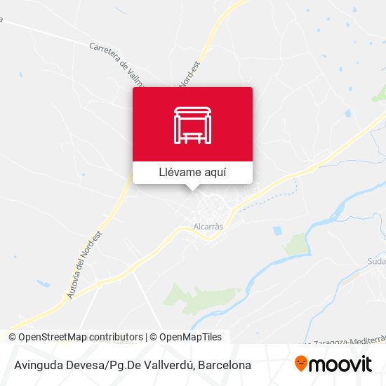 Mapa Avinguda Devesa / Pg.De Vallverdú