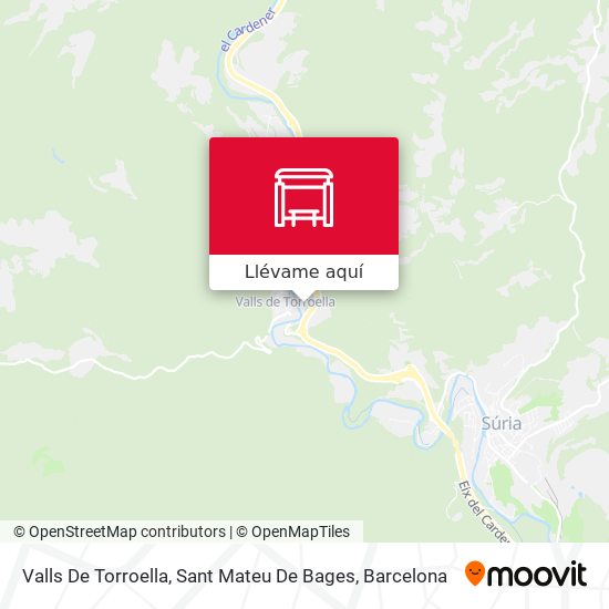Mapa Valls De Torroella, Sant Mateu De Bages