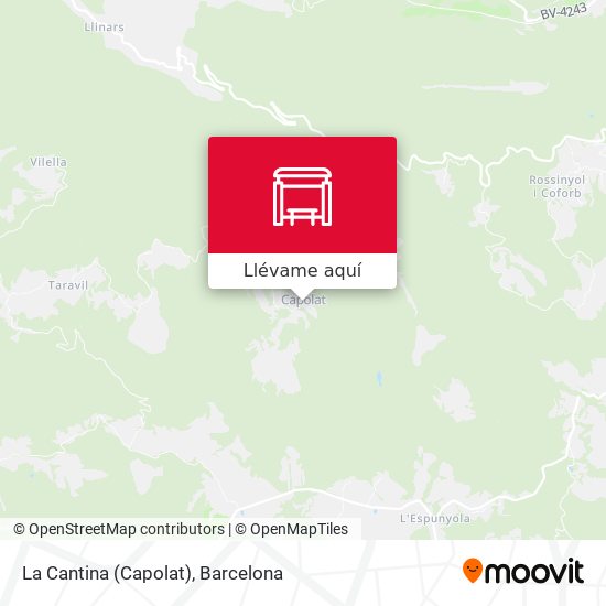 Mapa La Cantina (Capolat)