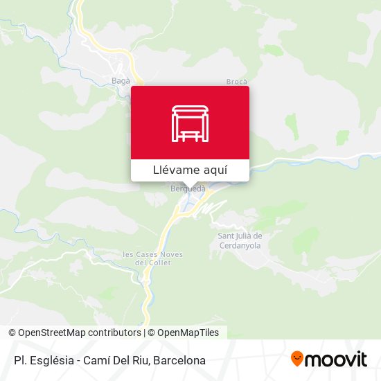 Mapa Pl. Església - Camí Del Riu