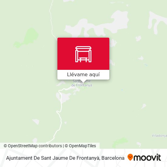 Mapa Ajuntament De Sant Jaume De Frontanyà