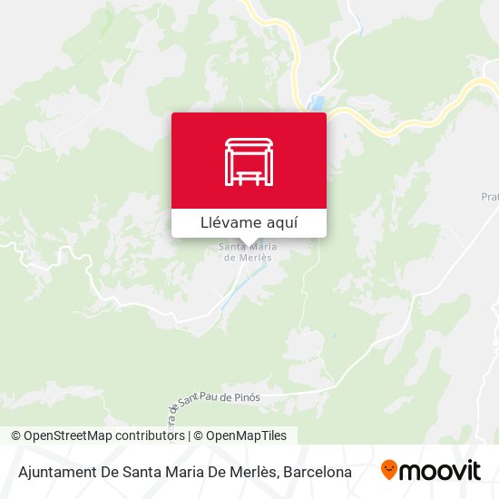 Mapa Ajuntament De Santa Maria De Merlès