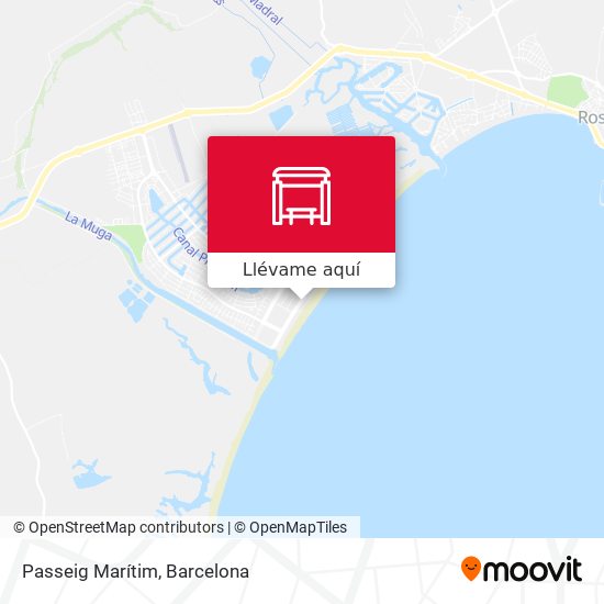 Mapa Passeig Marítim
