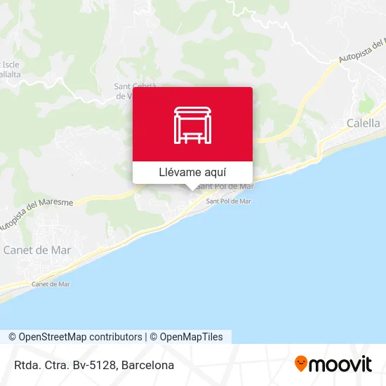 Mapa Rtda. Ctra. Bv-5128