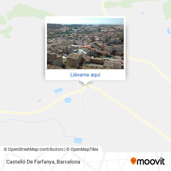 Mapa Castelló De Farfanya