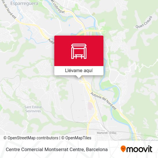 Mapa Centre Comercial Montserrat Centre