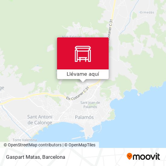 Mapa Gaspart Matas