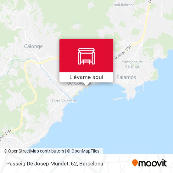 Mapa Passeig De Josep Mundet, 62
