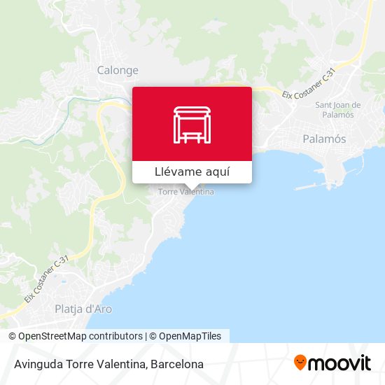 Mapa Avinguda Torre Valentina
