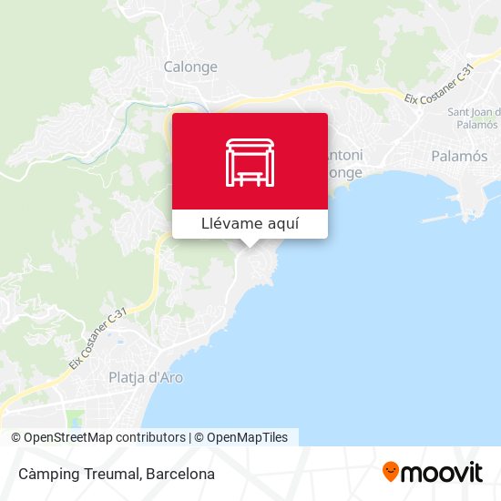 Mapa Càmping Treumal