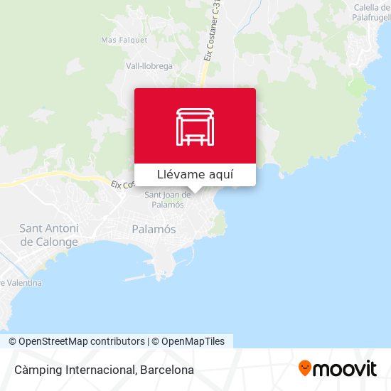 Mapa Càmping Internacional
