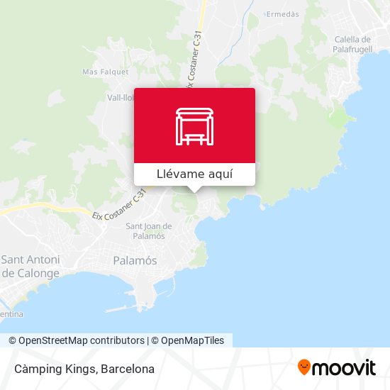 Mapa Càmping Kings
