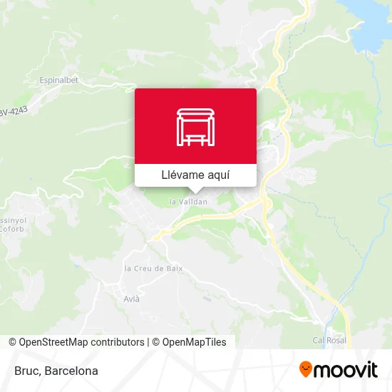 Mapa Bruc