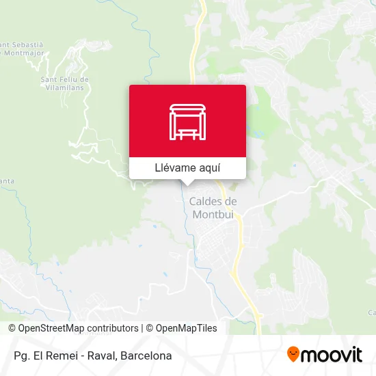 Mapa Pg. El Remei - Raval
